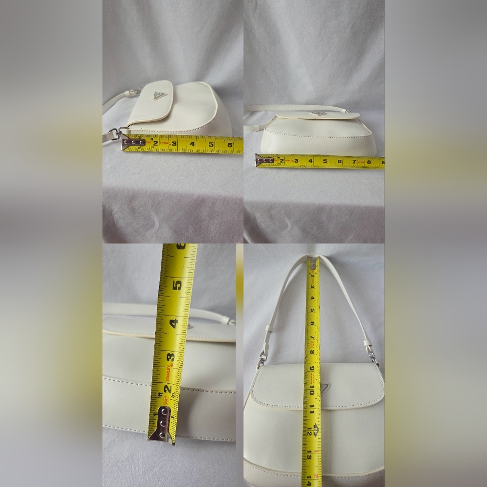 Prada Cleo Flap Leather Handbag - Picture 15 of 16